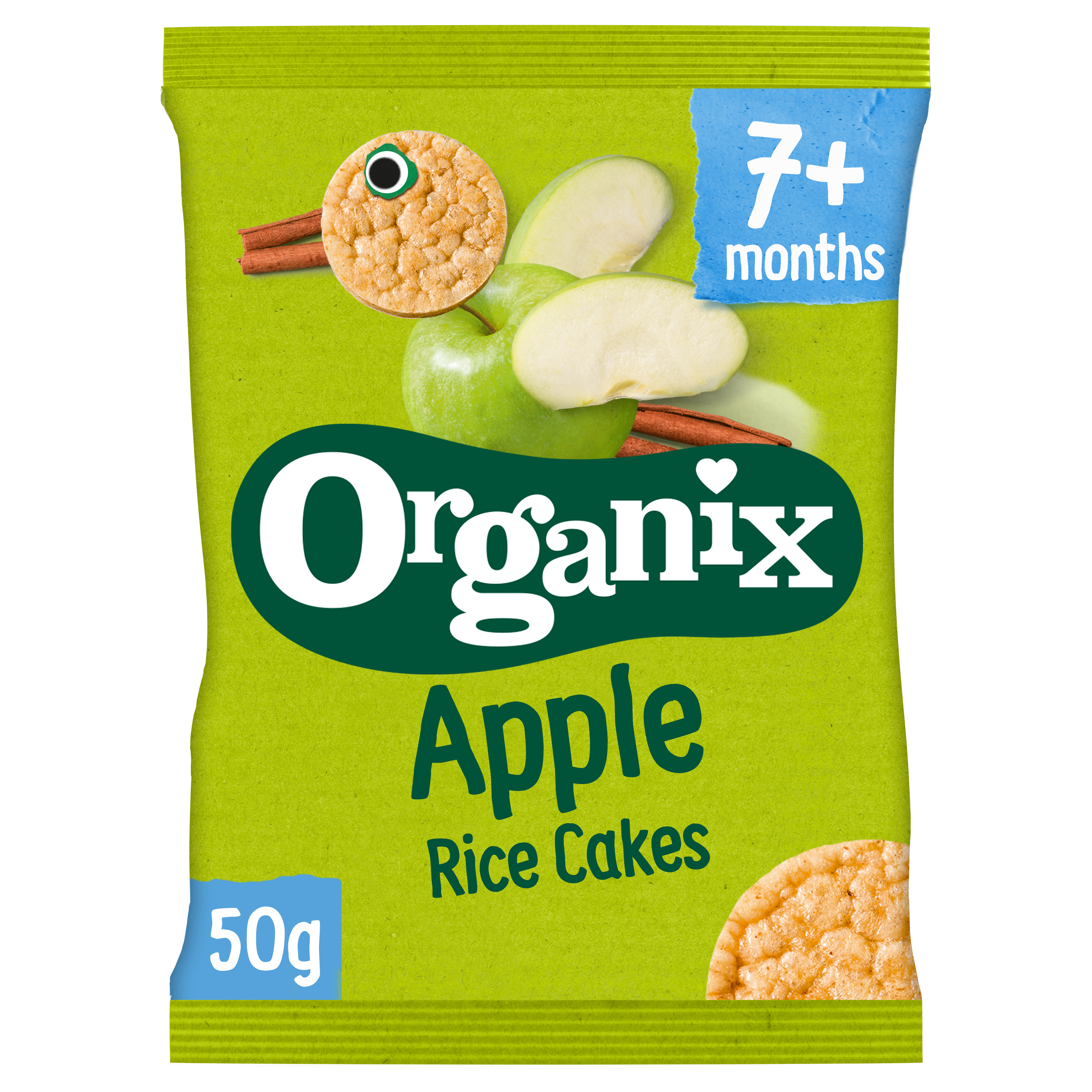 Organix Rice Cakes Apple 50g